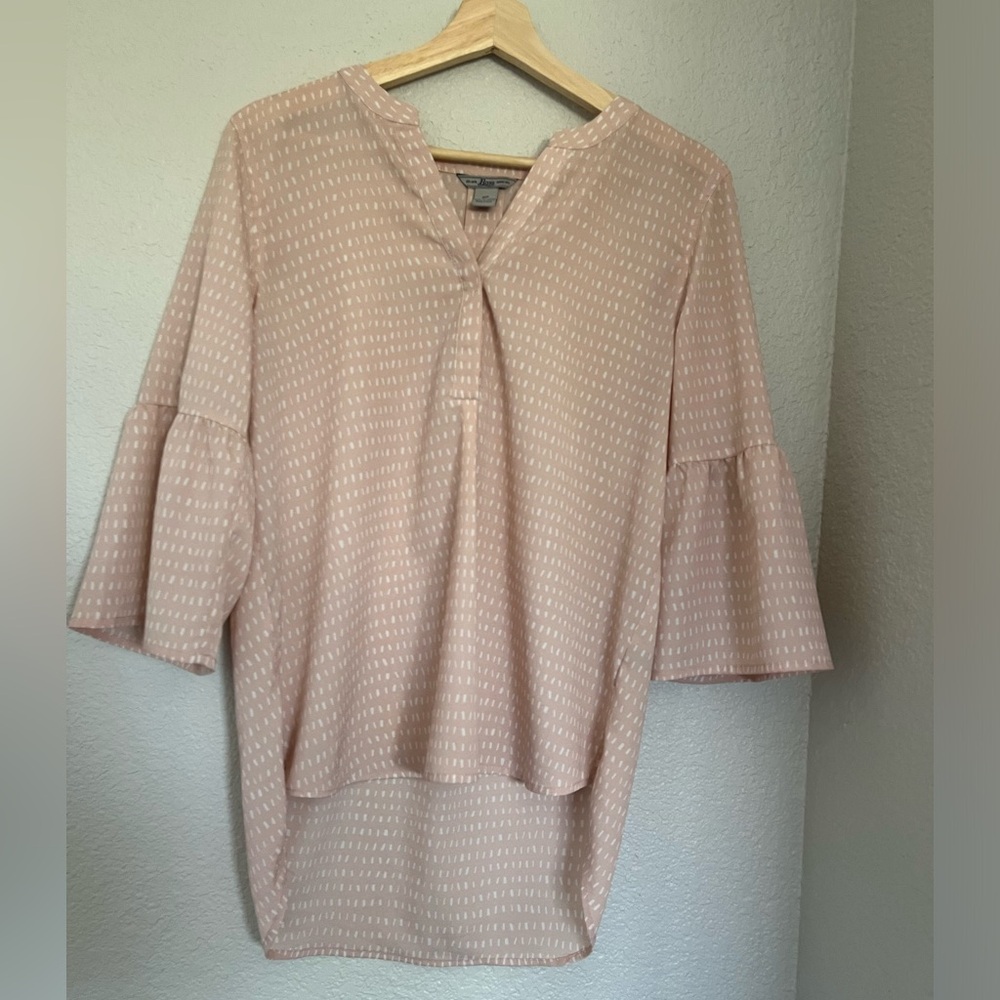 Bass Women’s High Low Half Sleeve Blouse